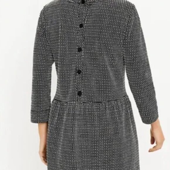 Loft Black and White Dress - Size XS - Picture 2 of 6